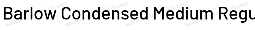 Barlow Condensed Medium Regular字体转换